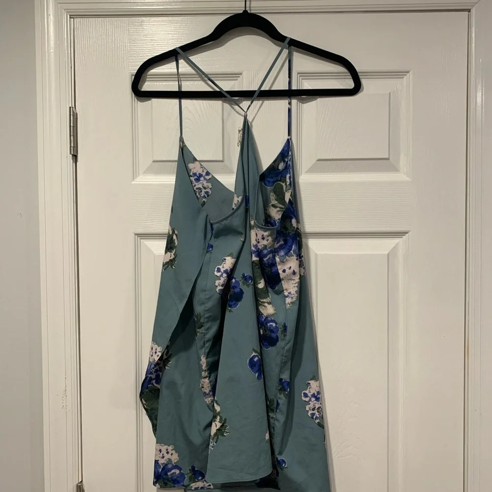 Free People Floral Tank Cami Slip Dress